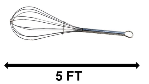 Enormous Curtis Jere Steel Whisk Sculpture
