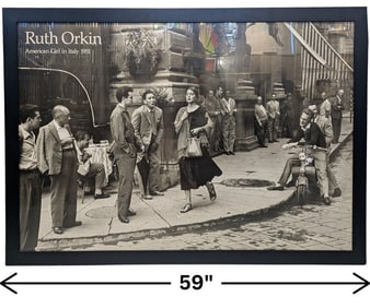 Large Wall Art Photograph Poster "Ruth Orkin: An American Girl in Italy"