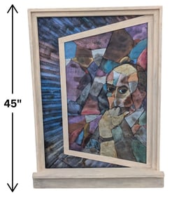 Sherry Karver (20th/21st Century) American, Mixed Media Ceramic Painting