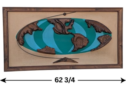 Witco Tiki Art Map of the World