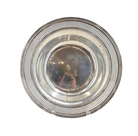 American Sterling Silver Pierced Rim Serving Plate - 6.575 ozt.