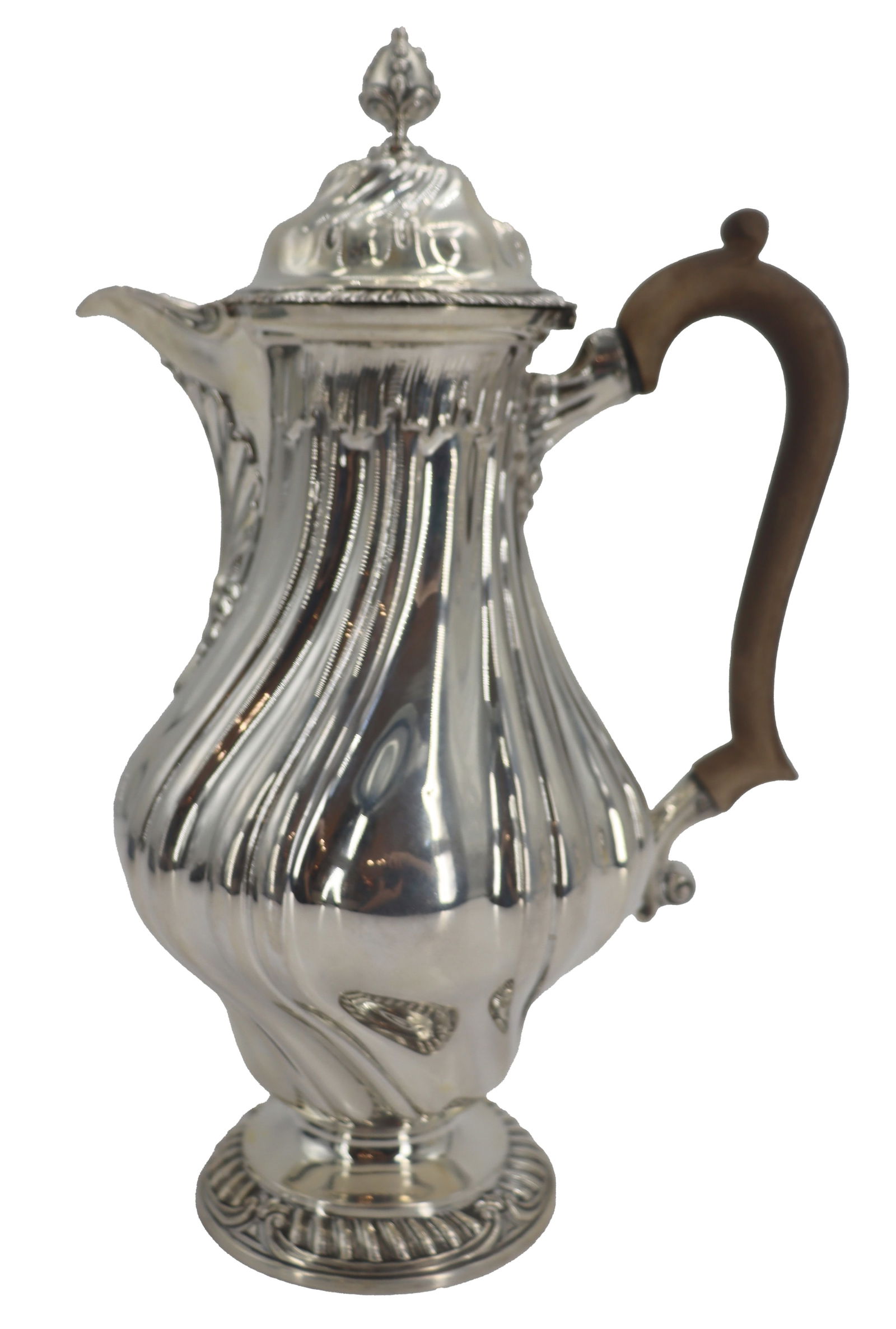 English Crichton Bros Sterling Silver Coffeepot - Gross 21.265 ozt. (1 of 15)
