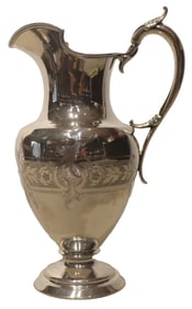 Rare 19th Century Gorham Pre-Assay Sterling Silver Water Ewer - 10.91 ozt.