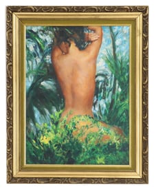 Selma Alden (20th Century) American, Oil on Canvas Self Portrait