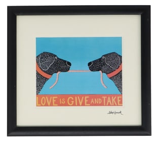 Stephen Huneck (1948-2010) American, Signed Giclee