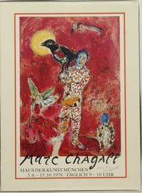 Marc Chagall (1887-1985) French, Signed Poster