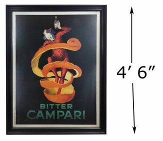 Leonetto Cappiello (1875-1942) Italian/French, Large Framed Campari Poster