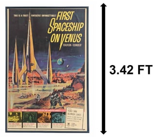 1960's Sci-Fi Movie Poster "First Spaceship on Venus"