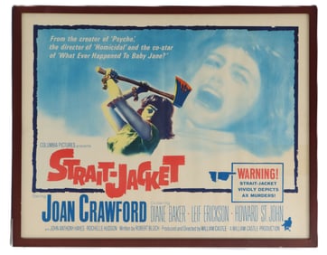 1960's Horror Movie Poster "Strait-Jacket"