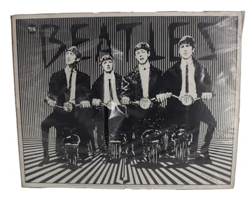 Stanley Mouse (1940-2024) American, Signed Poster of The Beatles