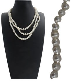 One Multi-Strand Freshwater Pearl Necklace