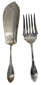 (2) Piece American Sterling Silver Fish Serving Set - 7.015 ozt.