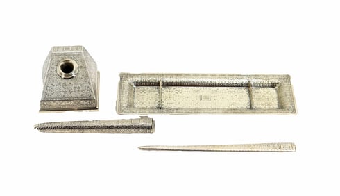 (3) Piece Tiffany & Co. Sterling Silver Desk Set - 17.595 ozt.