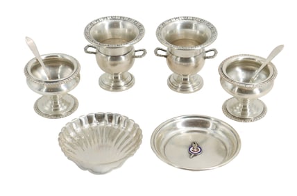 (8) American and English Sterling Silver Serveware Pieces - 11.750 ozt.