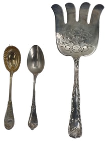 (3) Tiffany & Co.&nbsp;Sterling Silver Utensils - 6.120 ozt.&nbsp;
