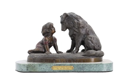 G. Ferrad (20th Century) Bronze Sculpture