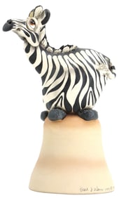 Todd Warner (1945-2022) American, Zebra Bell