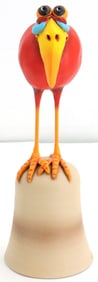 Todd Warner (1945-2022) American, Red Bird Bell