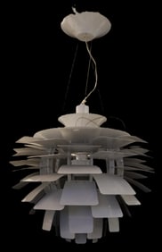 Poul Hennington for Louis Poulsen White Artichoke Lamp