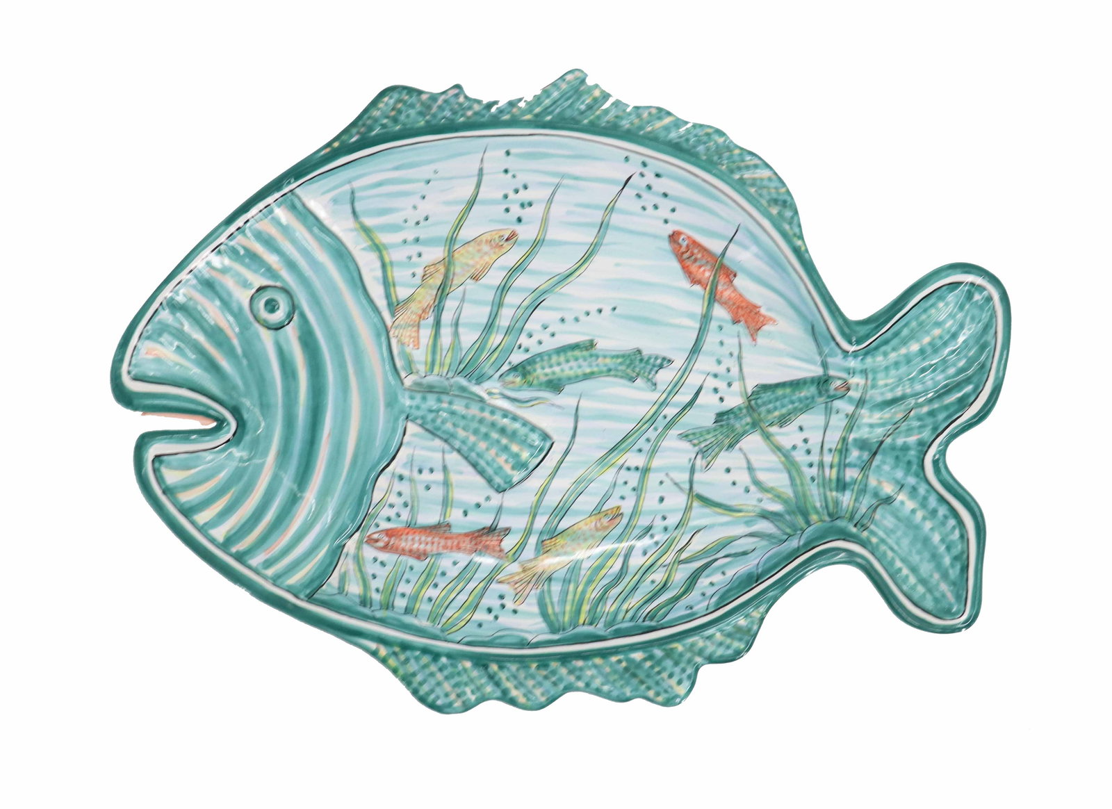 Grazia Majolica for Tiffany & Co. Fish Shaped Serving Tray (1 of 15)