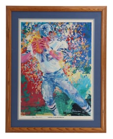 LeRoy Neiman (1921-2012) American, Signed Lithograph "America's Quarterback"