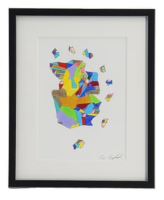 Michael Wyshock (21st Century) American, Ink and Marker Abstract