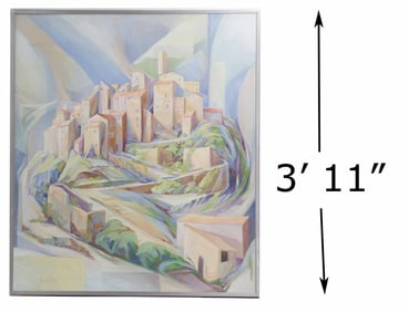 Pat Andreotti (21st Century) American, Large Oil on Canvas Landscape