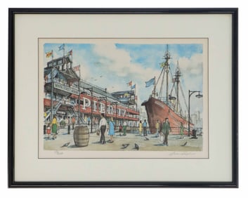 Ardis Hughes (1912-2009) American, Signed and Numbered Lithograph