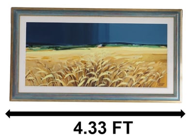 Uliviero Ulivieri (Born 1935) Italian, Oil on Board, "Temporale"