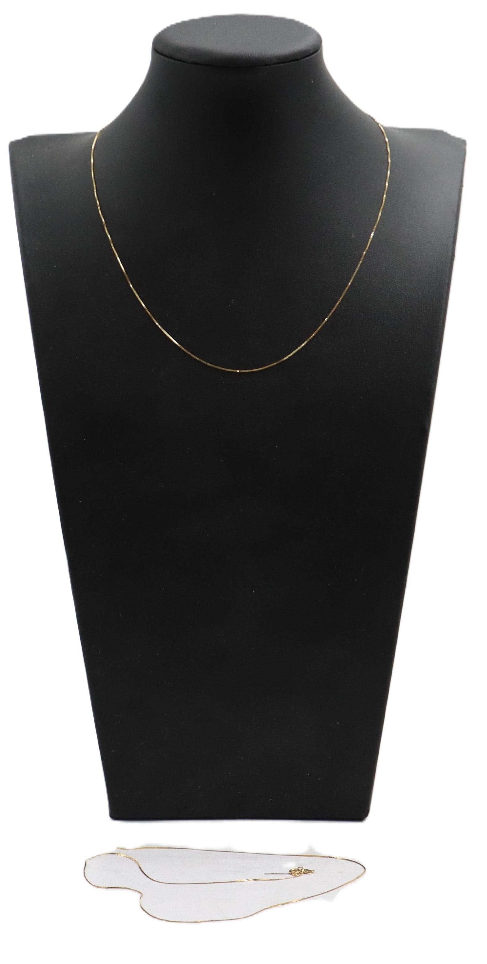 (2) Marked 14k Gold Chains - Gross 1.9 g. (1 of 13)