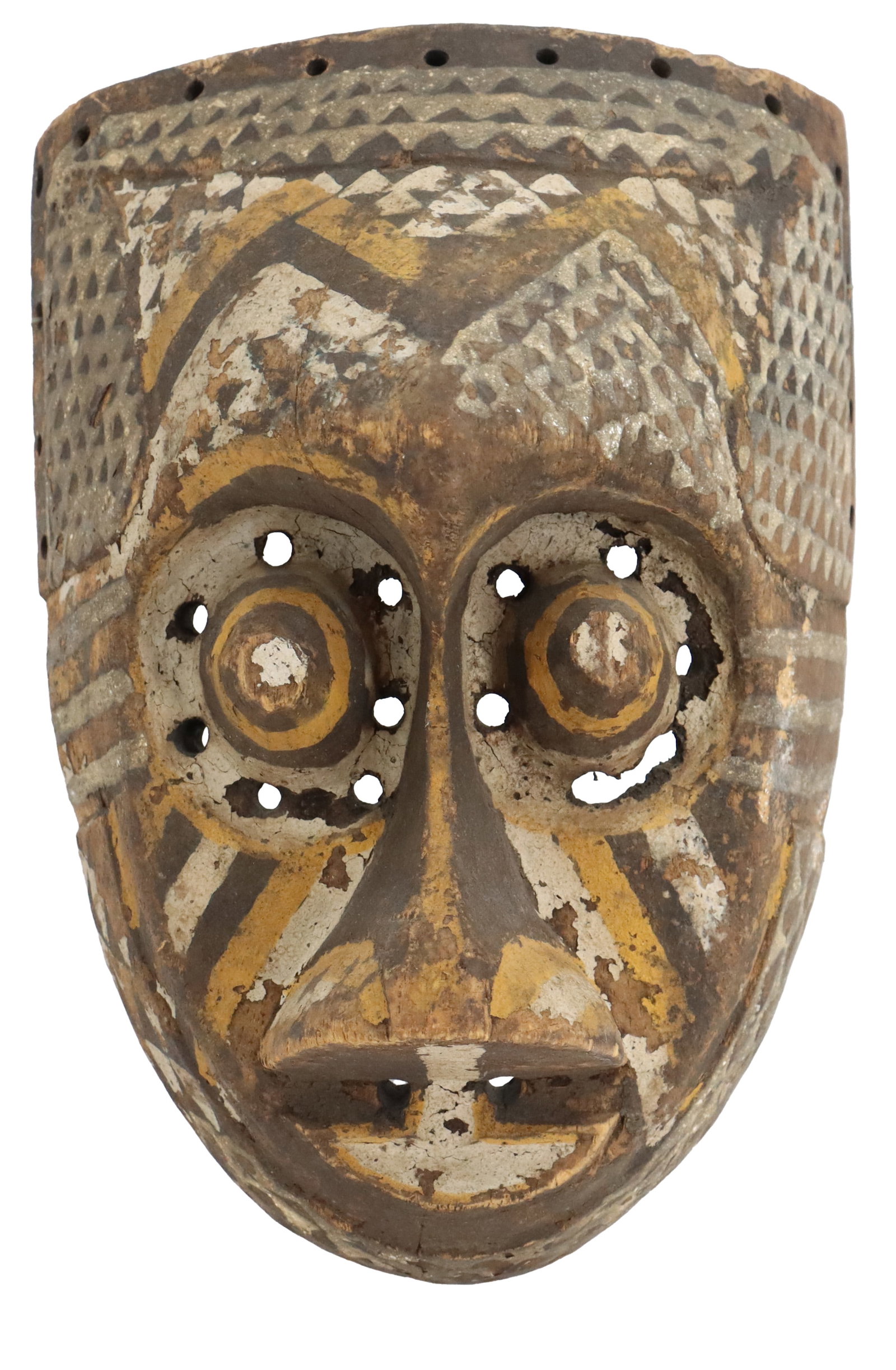 African Kuba Congolese Ishen-Maal Pwoom Itok Carved Wooden Mask (1 of 17)