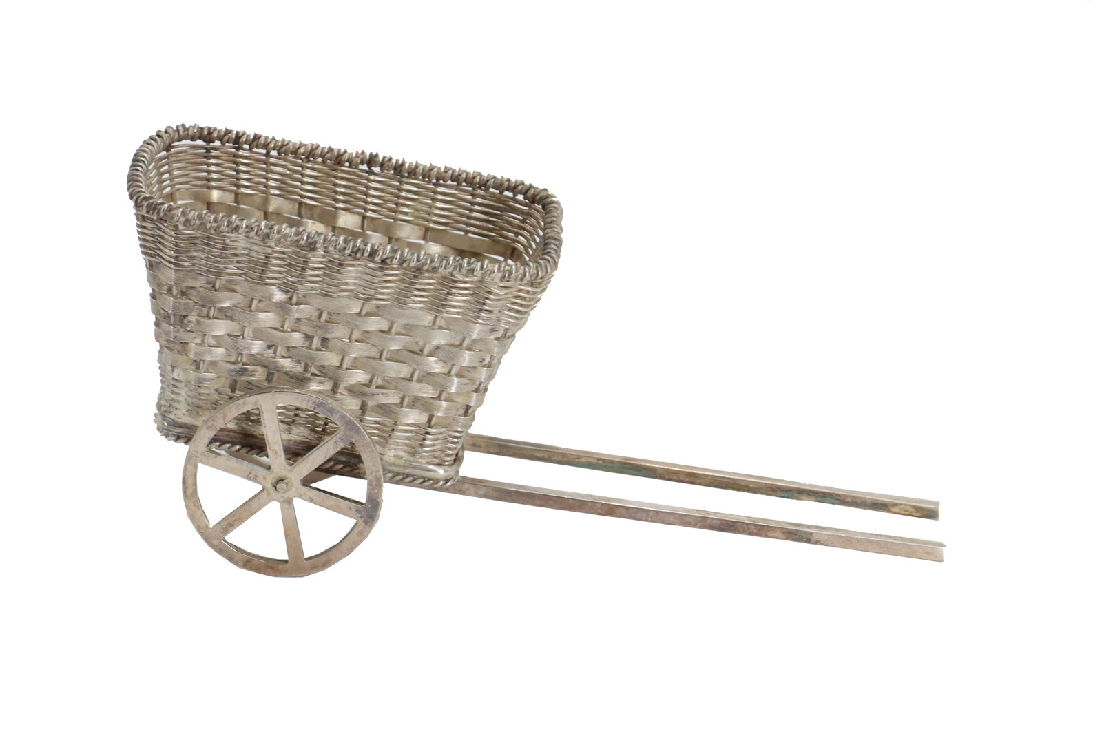 Miniature Janna Mexico Sterling Silver Cart - 6.350 ozt. (1 of 15)
