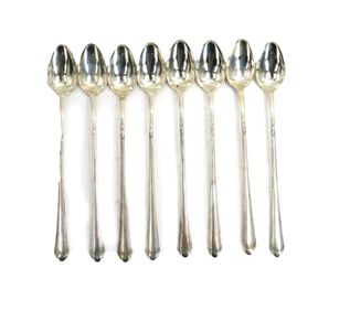 (8) Towle Silversmiths Sterling Silver Chocolate Spoons - 7.340 ozt.