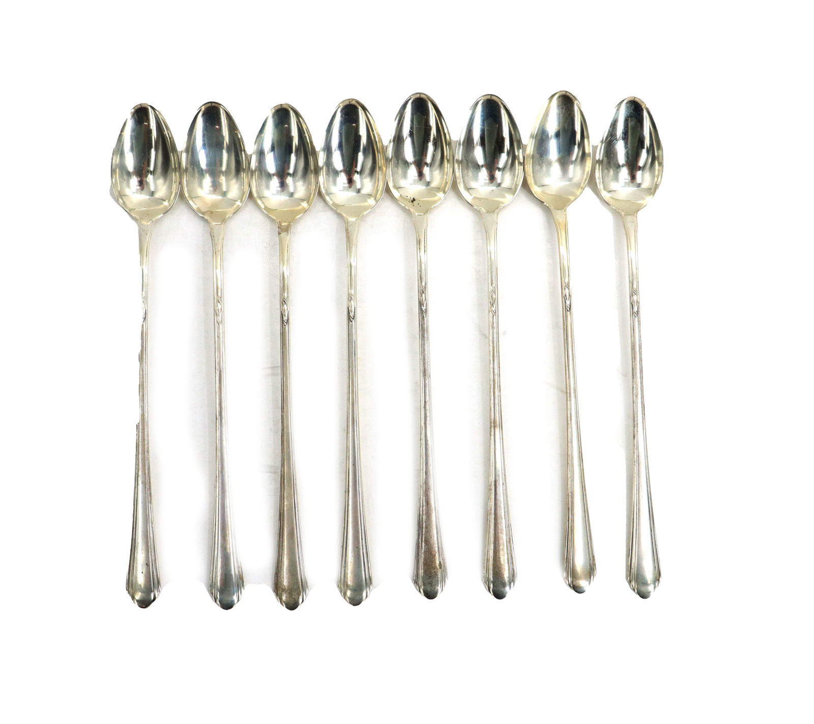 (8) Towle Silversmiths Sterling Silver Chocolate Spoons - 7.340 ozt. (1 of 10)
