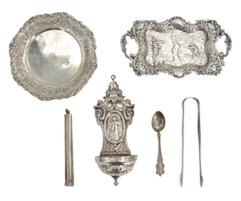 (6) American Maier & Berkele .800 Silver Pieces - 9.295 ozt.