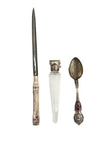 (3) Assorted Sterling Items - Gross 1.555 ozt.