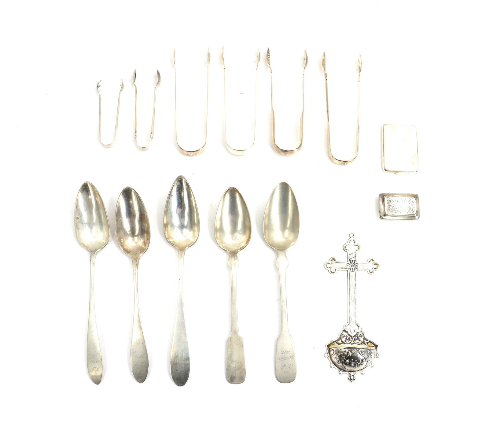 (14) East European Coin Silver Utensils - 20.010 ozt. (1 of 20)