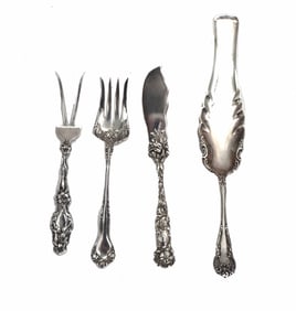 (4) Sterling Silver Serving Utensils - 6.210 ozt.