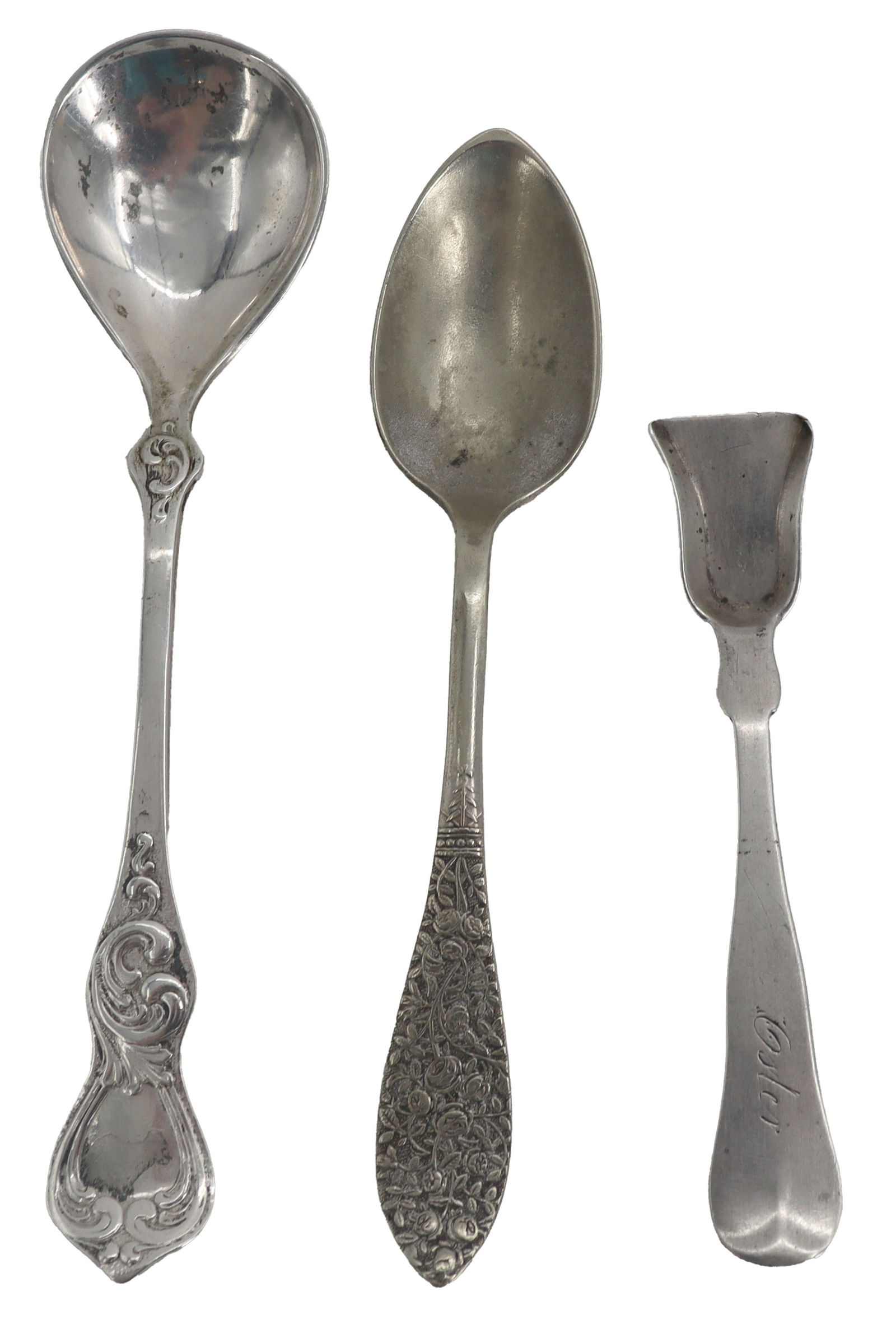 (3) Coin Silver Flatware - 1.140 ozt. (1 of 15)