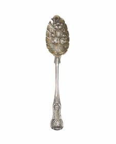 British Sterling Silver Berry Spoon - 3.235 ozt.