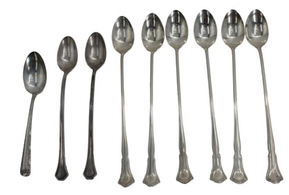 (9) American Sterling Silver Spoons - 6.750 ozt.