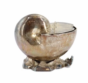 Victorian Nautical Shaped Silverplated Spoon Warmer