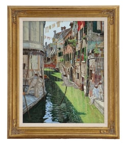 Joseph Fuchs (Born 1943) American, Oil on Canvas, "The Trials"