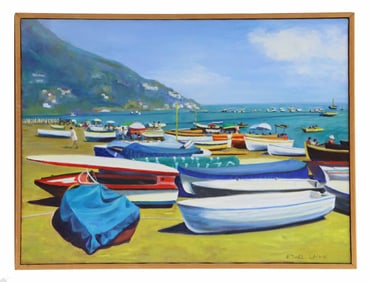 Ethel Laine (1924-2024) American, Oil on Canvas