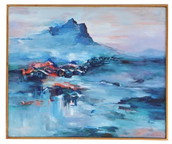 Ethel Laine (1924-2024) American, Oil on Canvas