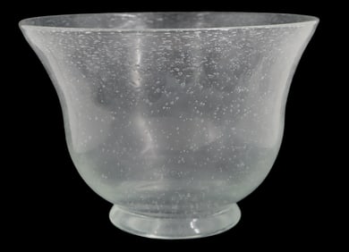 Steuben Bubble Glass Art Vase