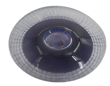 Stephen Dee Edwards (Born 1954) American, Blown Bubble Glass Vase "Untitled Vessel"