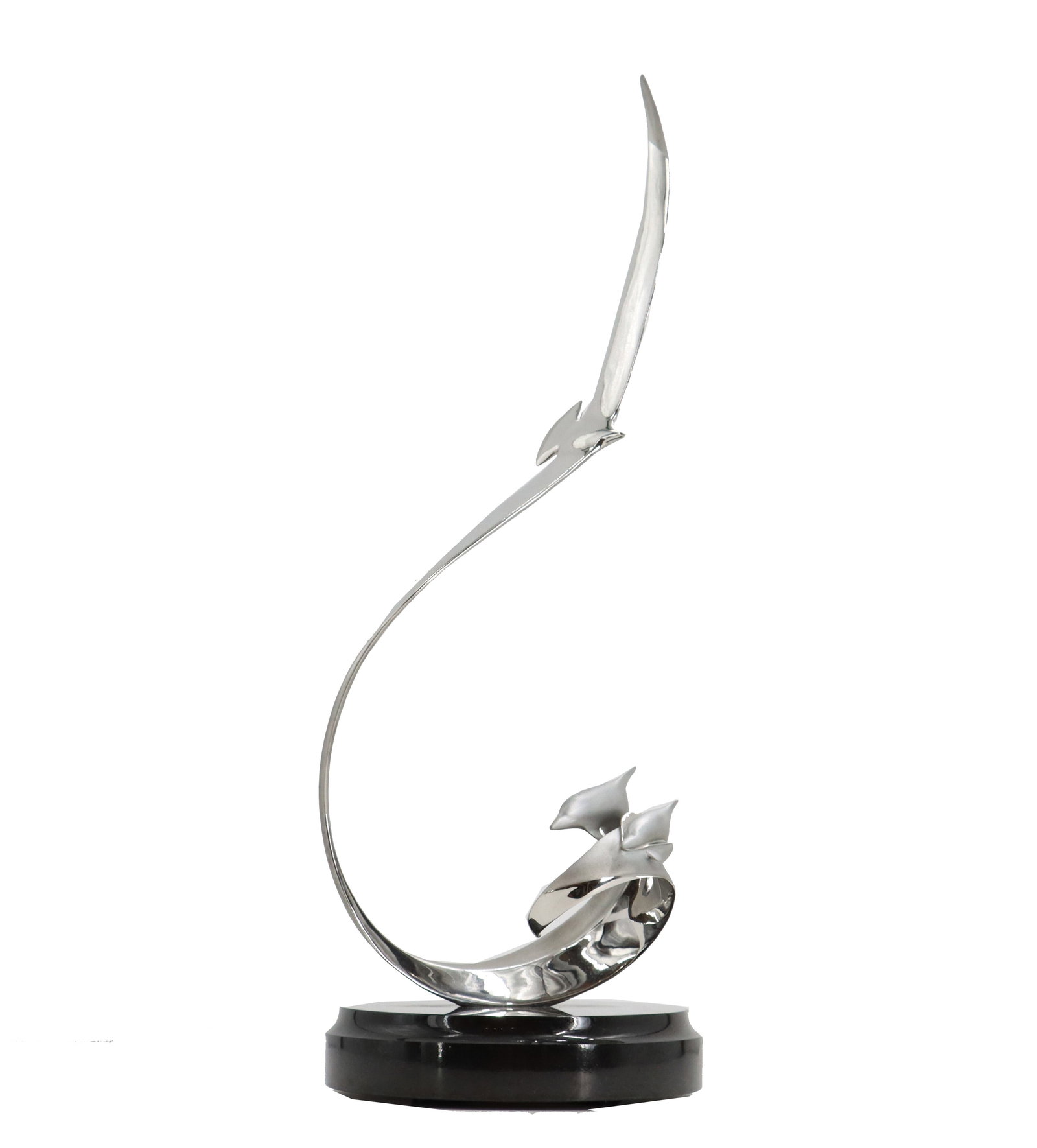 Scott Hanson (Born 1952) American, "Wind and Sea" Marine Life Steel Sculpture (1 of 15)