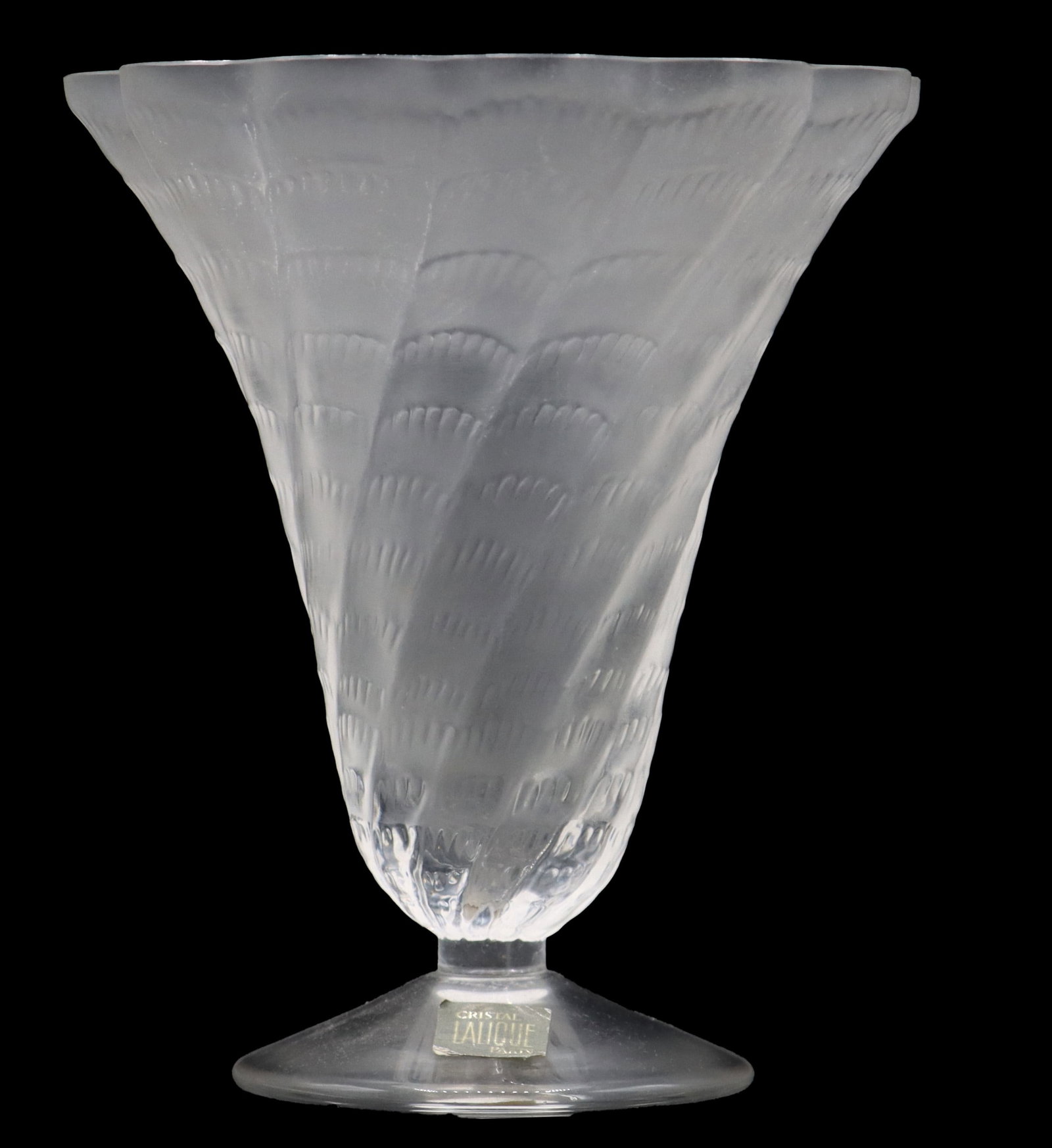 Lalique "Lucie" Frosted Crystal Ice Cream Glass (1 of 13)