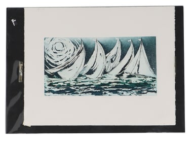 Ann DerGara (Born 1940) American, Signed and Numbered Etching